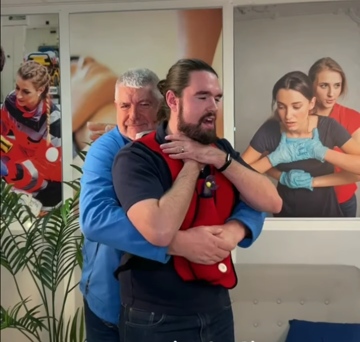 Bruno et Jeoffrey étouffement